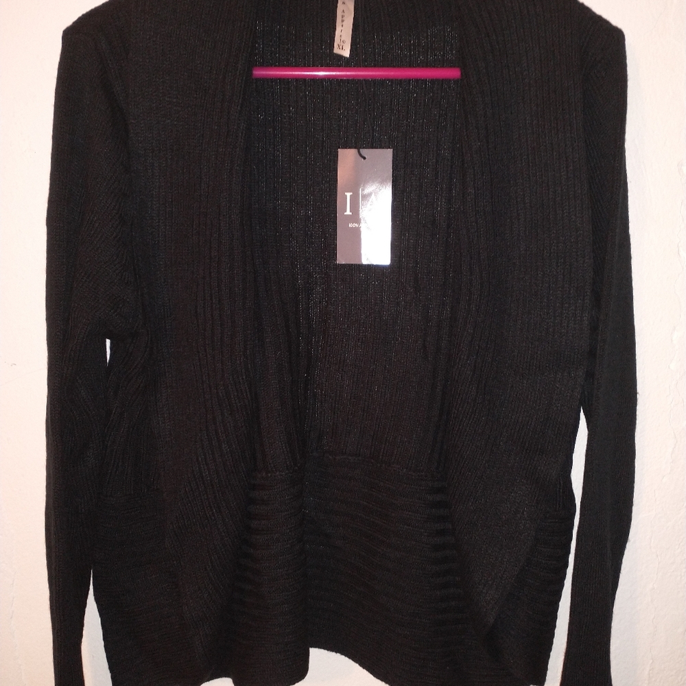 Black Sweater Cardigan